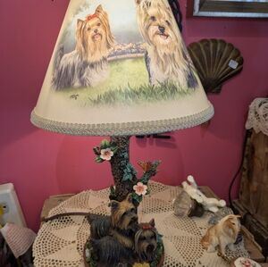 Yorkie Accent Lamp Linda Picken Yorkies Dog Lover
